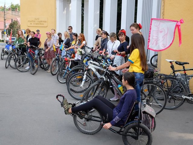 Велопарад для дівчат «Леді на велосипеді»